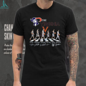 Virginia Cavaliers Basketball Abbey Road Crossing Signature T Shirt