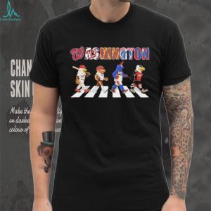 Washington DC City Sports Mascots Abbey Road Crossing T shirt