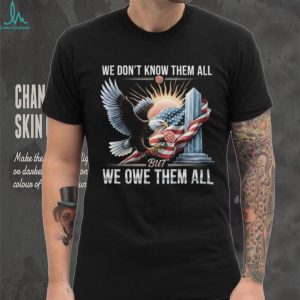 We Owe Them All Fallen Hero Tribute Shirt Patriotic Eagle & Flag T shirt