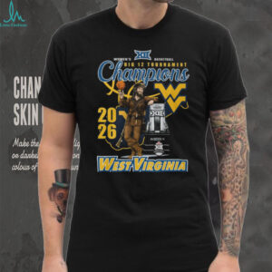 West Virginia Mountaineers 2026 Big 12 Women’s Basketball Champions T Shirt