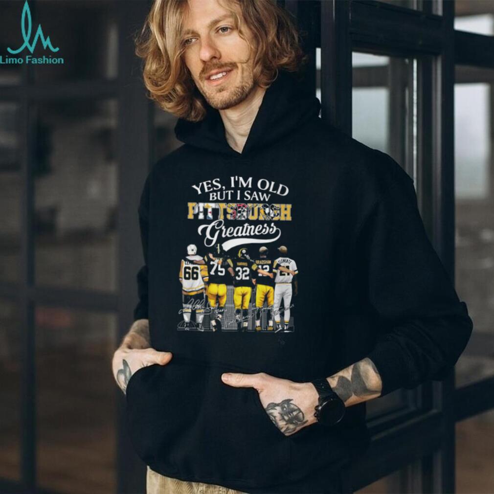 Yes I’m Old But I Saw Pittsburgh Greatness 5 Legends Skyline T Shirt Yes I’m Old But I Saw Pittsburgh Greatness 5 Legends Skyline T Shirt