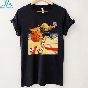 Yoda Dunking Basketball New Jersey Nets NBA Mashup T Shirt Yoda Dunking Basketball New Jersey Nets NBA Mashup T Shirt