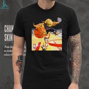 Yoda Dunking Basketball New Jersey Nets NBA Mashup T Shirt