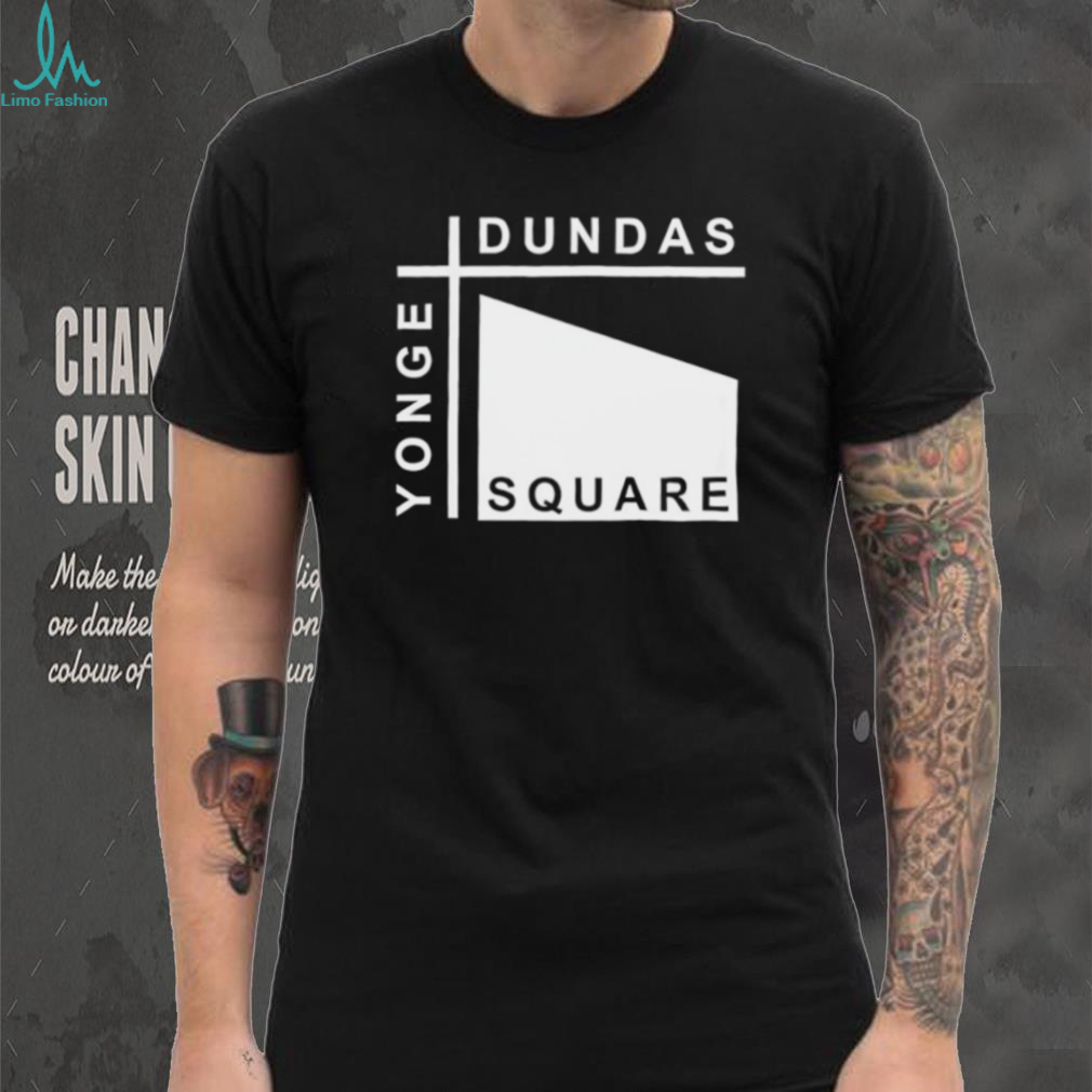 Yonge Dundas Square Toronto Minimalist Street Sign T Shirt Yonge Dundas Square Toronto Minimalist Street Sign T Shirt
