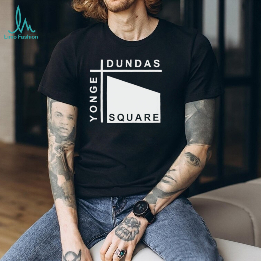 Yonge Dundas Square Toronto Minimalist Street Sign T Shirt Yonge Dundas Square Toronto Minimalist Street Sign T Shirt
