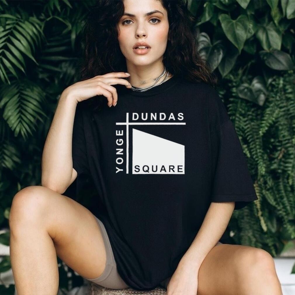 Yonge Dundas Square Toronto Minimalist Street Sign T Shirt Yonge Dundas Square Toronto Minimalist Street Sign T Shirt