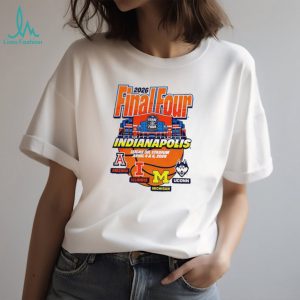 2026 Final Four Indianapolis Lucas Oil Stadium Teams T Shirt 2026 Final Four Indianapolis Lucas Oil Stadium Teams T Shirt