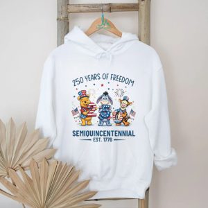 250 Years Of Freedom Semiquincentennial Pooh & Friends 2026 T Shirt 250 Years Of Freedom Semiquincentennial Pooh & Friends 2026 T Shirt