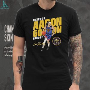Aaron Gordon Denver Nuggets Mile High City Basketball Graphic T Shirt