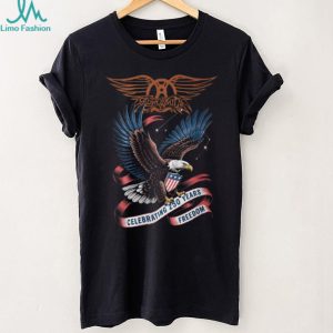 Aerosmith Rock Band Wings American Eagle Freedom Celebration T Shirt