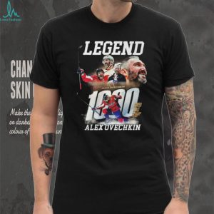Alex Ovechkin Washington Capitals 1000 Career Goals Legend T Shirt