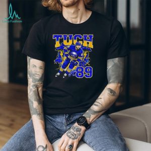Alex Tuch #89 Buffalo Sabres Retro Lightning NHL Hockey Fan Graphic T Shirt Alex Tuch #89 Buffalo Sabres Retro Lightning NHL Hockey Fan Graphic T Shirt