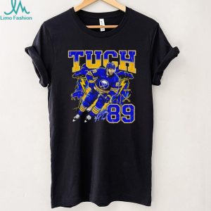 Alex Tuch #89 Buffalo Sabres Retro Lightning NHL Hockey Fan Graphic T Shirt