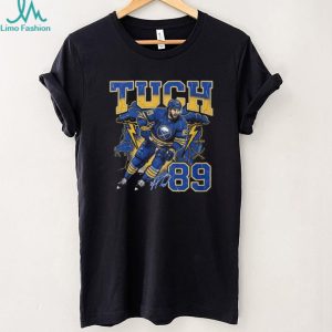 Alex Tuch Buffalo Sabres Hockey Lightning Bolt Signature T Shirt