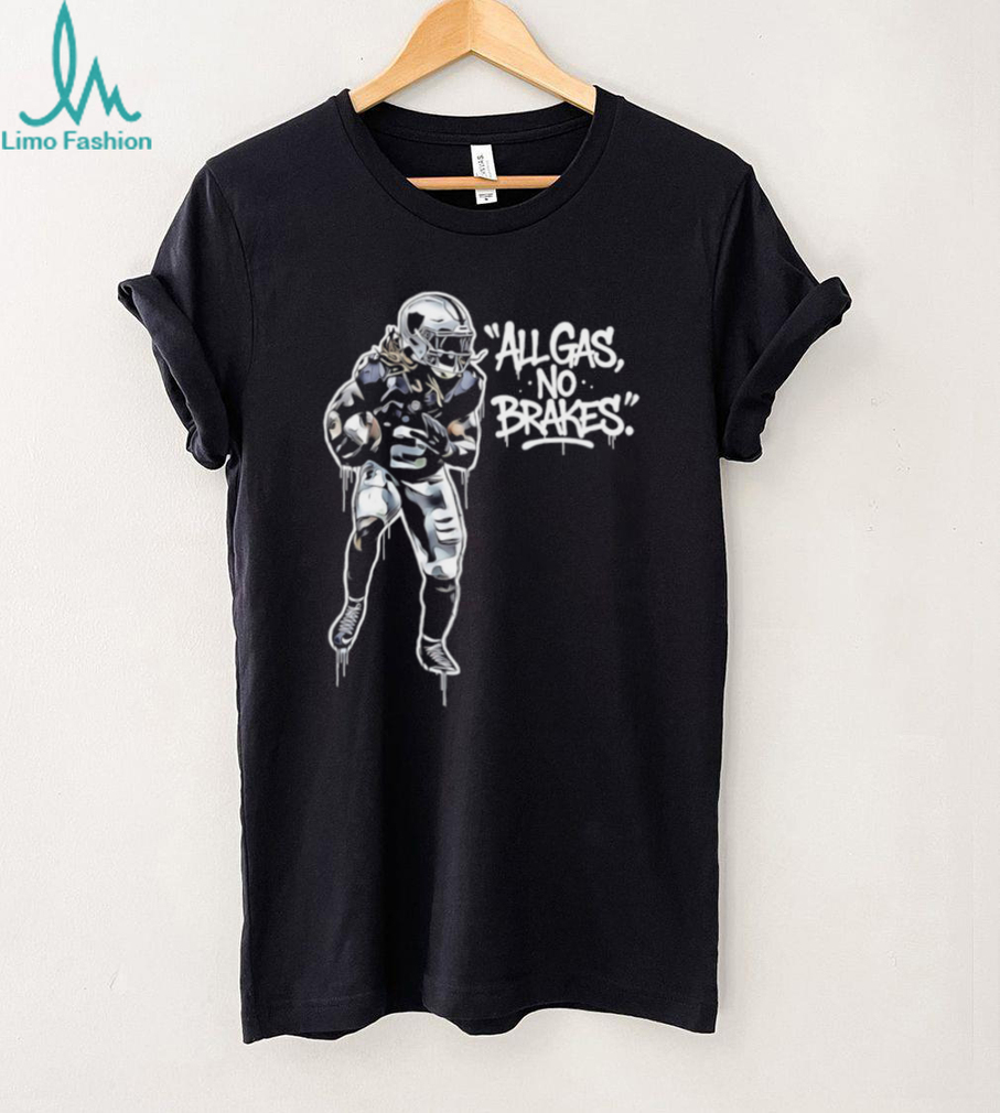All Gas No Brakes Football Action Drip Graphic T Shirt All Gas No Brakes Football Action Drip Graphic T Shirt