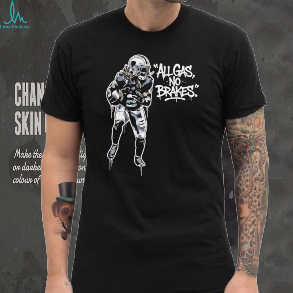 All Gas No Brakes Football Action Drip Graphic T Shirt All Gas No Brakes Football Action Drip Graphic T Shirt