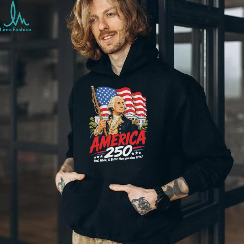 America 250th Anniversary George Washington Patriotic 1776 T Shirt America 250th Anniversary George Washington Patriotic 1776 T Shirt