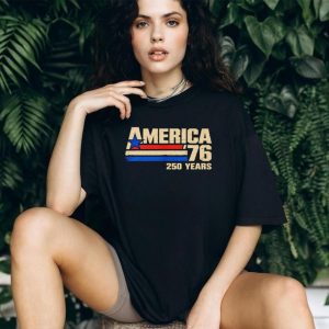 America 76 250 Years United States Bicentennial Anniversary Retro Patriotic Fourth of July Men T Shirt