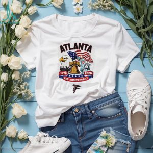 Atlanta Falcons 250th Anniversary American Independence 1776 2026 Custom Jersey T Shirt Atlanta Falcons 250th Anniversary American Independence 1776 2026 Custom Jersey T Shirt