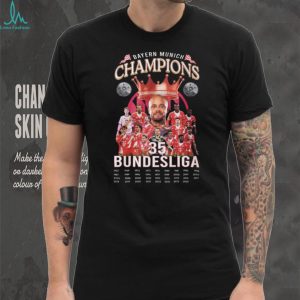 Bayern Munich Bundesliga Champions 35 Times King of Bundesliga Soccer Fan T Shirt