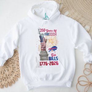 Buffalo Bills 250 Years of Freedom 1776 2026 Patriotic NFL Liberty T Shirt Buffalo Bills 250 Years of Freedom 1776 2026 Patriotic NFL Liberty T Shirt