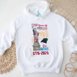 Carolina Panthers Patriotic 250 Years of Freedom NFL Football Fan T Shirt Carolina Panthers Patriotic 250 Years of Freedom NFL Football Fan T Shirt