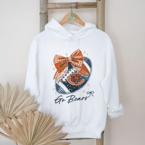 Chicago Bears Coquette Bow Navy Orange Fan Design T Shirt