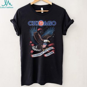 Chicago Cubs American Eagle Freedom 250 Years Celebration T Shirt