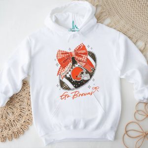 Cleveland Browns Vintage Helmet Bow NFL T Shirt