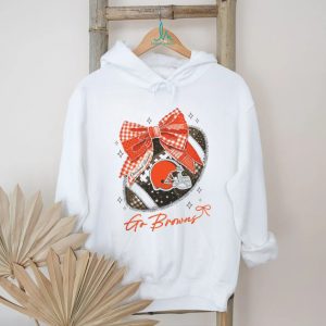Cleveland Browns Vintage Helmet Bow NFL T Shirt