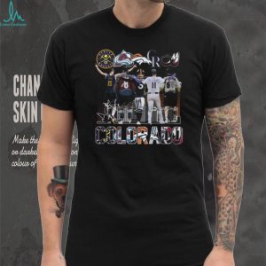 Colorado Sports Legends Skyline Signatures Graphic T Shirt
