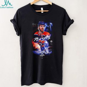 Conor McDavid Edmonton Oilers Stanley Cup Playoffs Graphics T Shirt