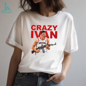 Crazy Ivan Arizona Basketball Player With Rifle Parody T Shirt Crazy Ivan Arizona Basketball Player With Rifle Parody T Shirt