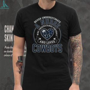 Dallas Cowboys Football Nurse Stethoscope Heart Vintage Navy Blue Fan Men Women T Shirt
