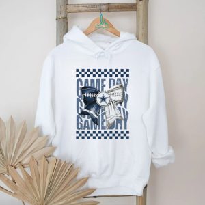 Dallas Cowboys Game Day Football Bow Coquette 2026 Retro Style Fans Women T Shirt