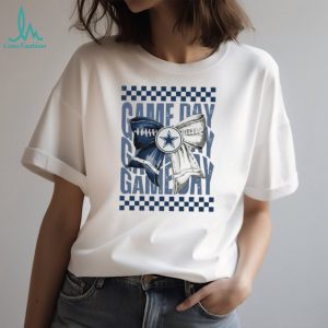 Dallas Cowboys Game Day Football Bow Coquette 2026 Retro Style Fans Women T Shirt
