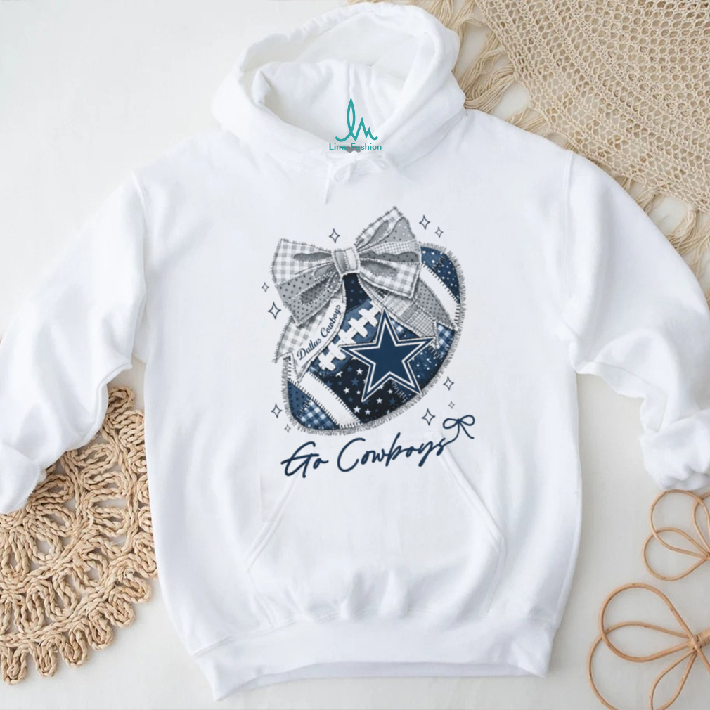 Dallas Cowboys Star Patchwork Bow Coquette T Shirt Dallas Cowboys Star Patchwork Bow Coquette T Shirt