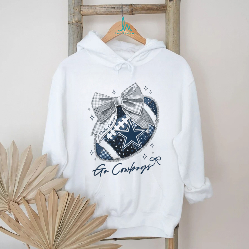 Dallas Cowboys Star Patchwork Bow Coquette T Shirt Dallas Cowboys Star Patchwork Bow Coquette T Shirt
