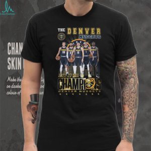 Denver Nuggets 2022 23 NBA Champions Starting Five Commemorative T Shirt