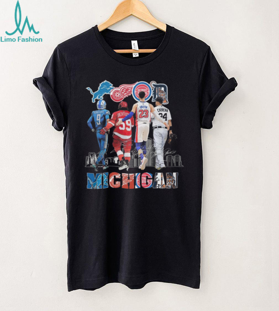 Detroit Sports Legends Signature Series T Shirt Stafford, Bertuzzi, Griffin, Cabrera Detroit Sports Legends Signature Series T Shirt Stafford, Bertuzzi, Griffin, Cabrera