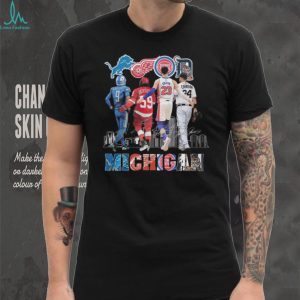 Detroit Sports Legends Signature Series T Shirt Stafford, Bertuzzi, Griffin, Cabrera