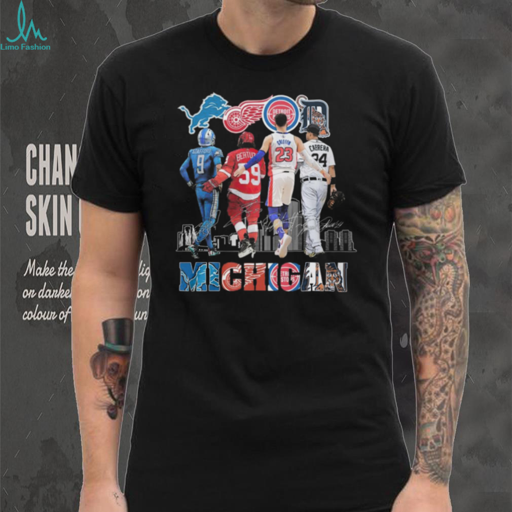 Detroit Sports Legends Signature Series T Shirt Stafford, Bertuzzi, Griffin, Cabrera Detroit Sports Legends Signature Series T Shirt Stafford, Bertuzzi, Griffin, Cabrera