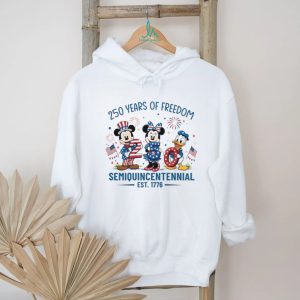 Disney Semiquincentennial Est 1776 Mickey & Donald 250 Years T Shirt