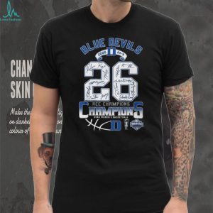 Duke Blue Devils 2026 ACC Women’s Basketball Champions Signature Series T Shirt Duke Blue Devils 2026 ACC Women’s Basketball Champions Signature Series T Shirt