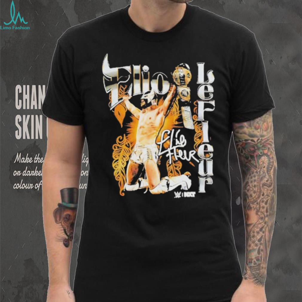 Elio Le Fleur NXT Wrestling Champion Signature Graphic T Shirt Elio Le Fleur NXT Wrestling Champion Signature Graphic T Shirt