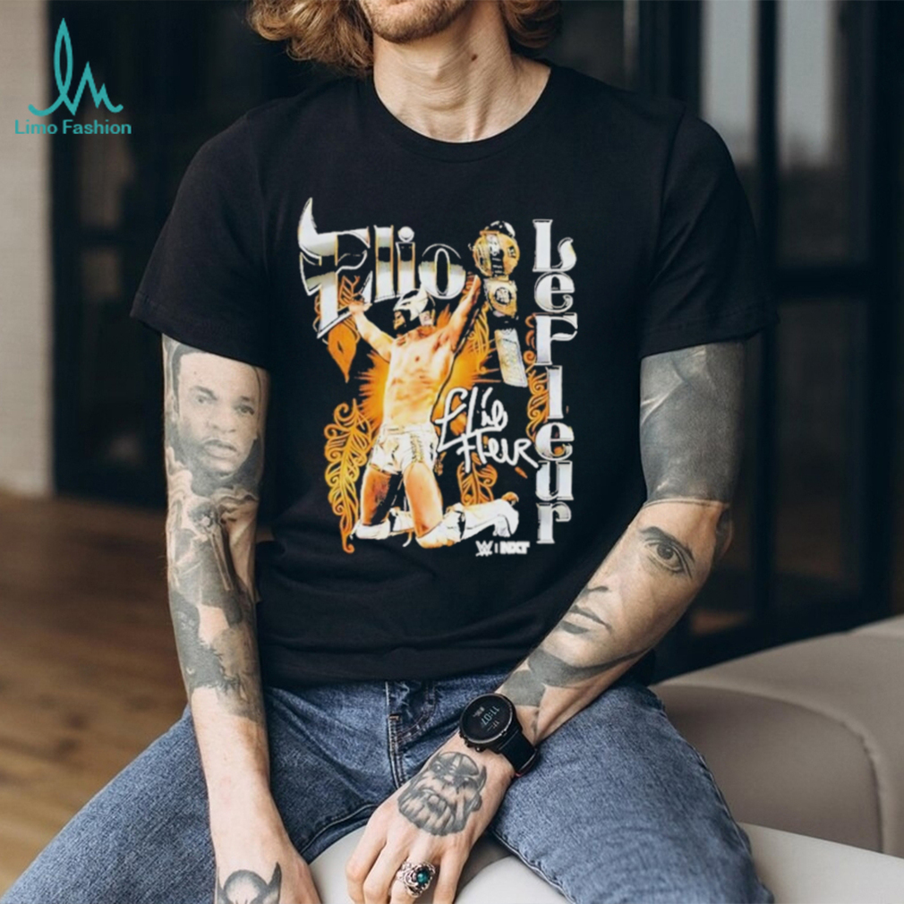 Elio Le Fleur NXT Wrestling Champion Signature Graphic T Shirt Elio Le Fleur NXT Wrestling Champion Signature Graphic T Shirt