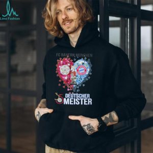 FC Bayern München 35 Deutscher Meister Diamond Heart Mascot T Shirt