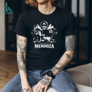 Fernando Mendoza Vegas Built Number 15 Football Quarterback Retro Vegas Skyline T Shirt