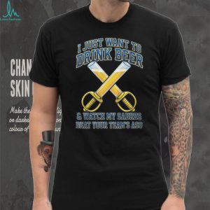 Funny Buffalo Sabres Beer Sabers Hockey Fan Trash Talk T Shirt
