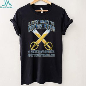 Funny Buffalo Sabres Beer Sabers Hockey Fan Trash Talk T Shirt